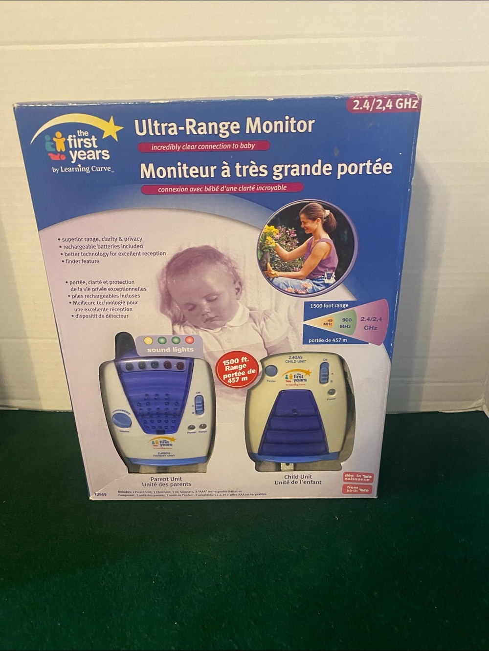 The First Years ultra range monitor 2.4 GHz 1500ft ( C13)